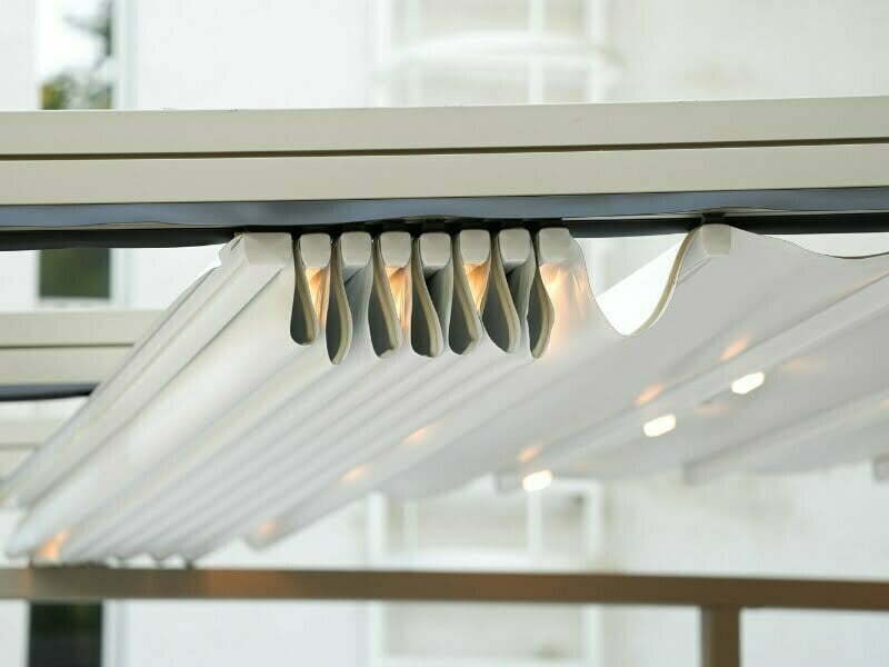 Τεντοπέργκολες Ανοιγοκλειόμενες Με Οδηγούς Αλουμινίου - 1